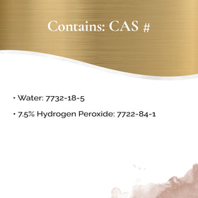 Close-up of Sirona Simply Oxidizer label showing concentration.