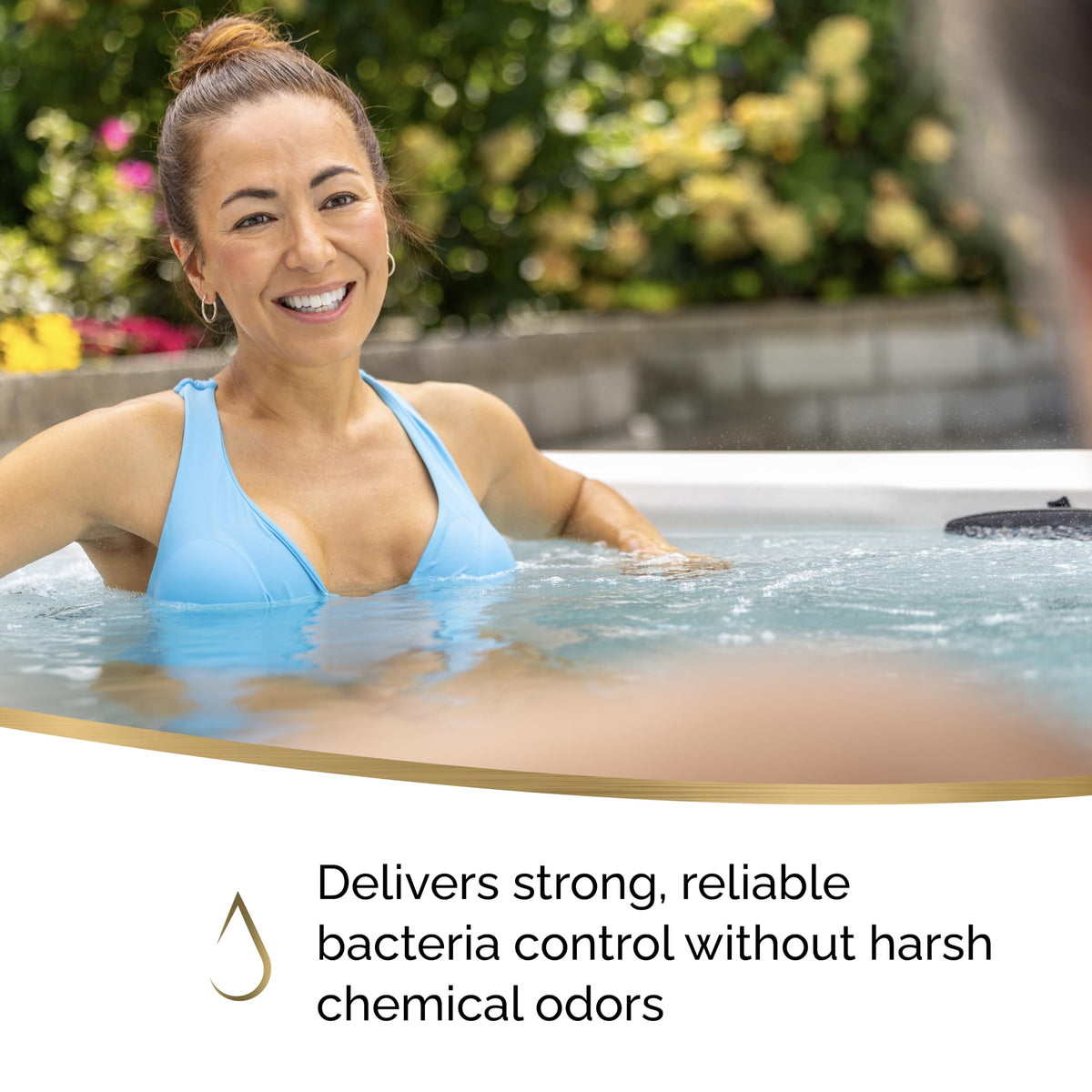 Sirona Simply Spa water soft feel for a more comfortable soak.