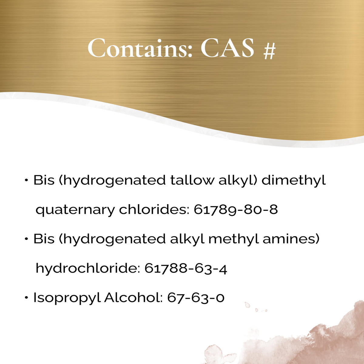 Close-up of Sirona Simply Waterline Control label—chlorine-free formula.