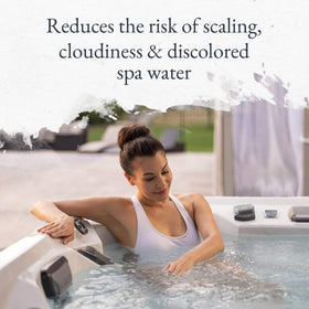 Sirona Spa Down measuring spoon highlights precise dosing for consistent results.