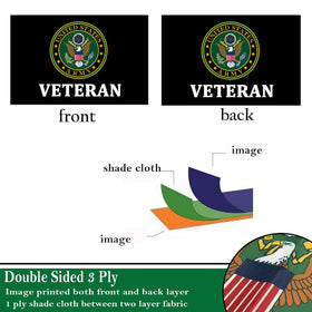 Sirrail green crest flag, heavy-duty polyester, weather-resistant for outdoor use.