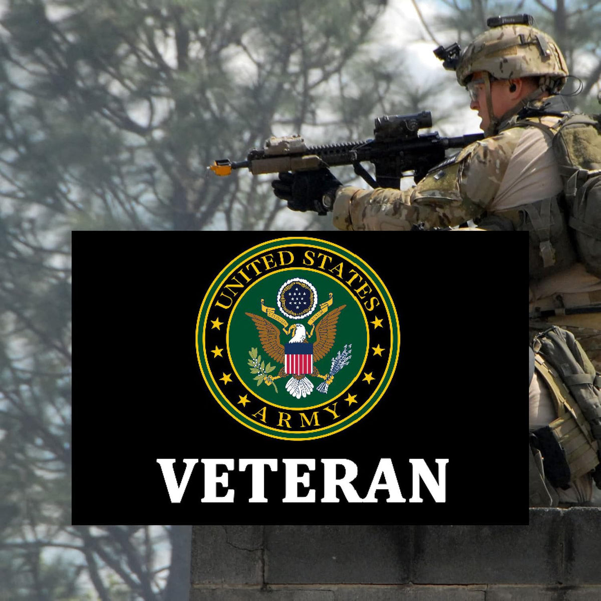 Sirrail veteran gift flag, ready for gifting to loved ones.