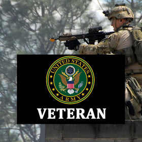 Sirrail veteran gift flag, ready for gifting to loved ones.