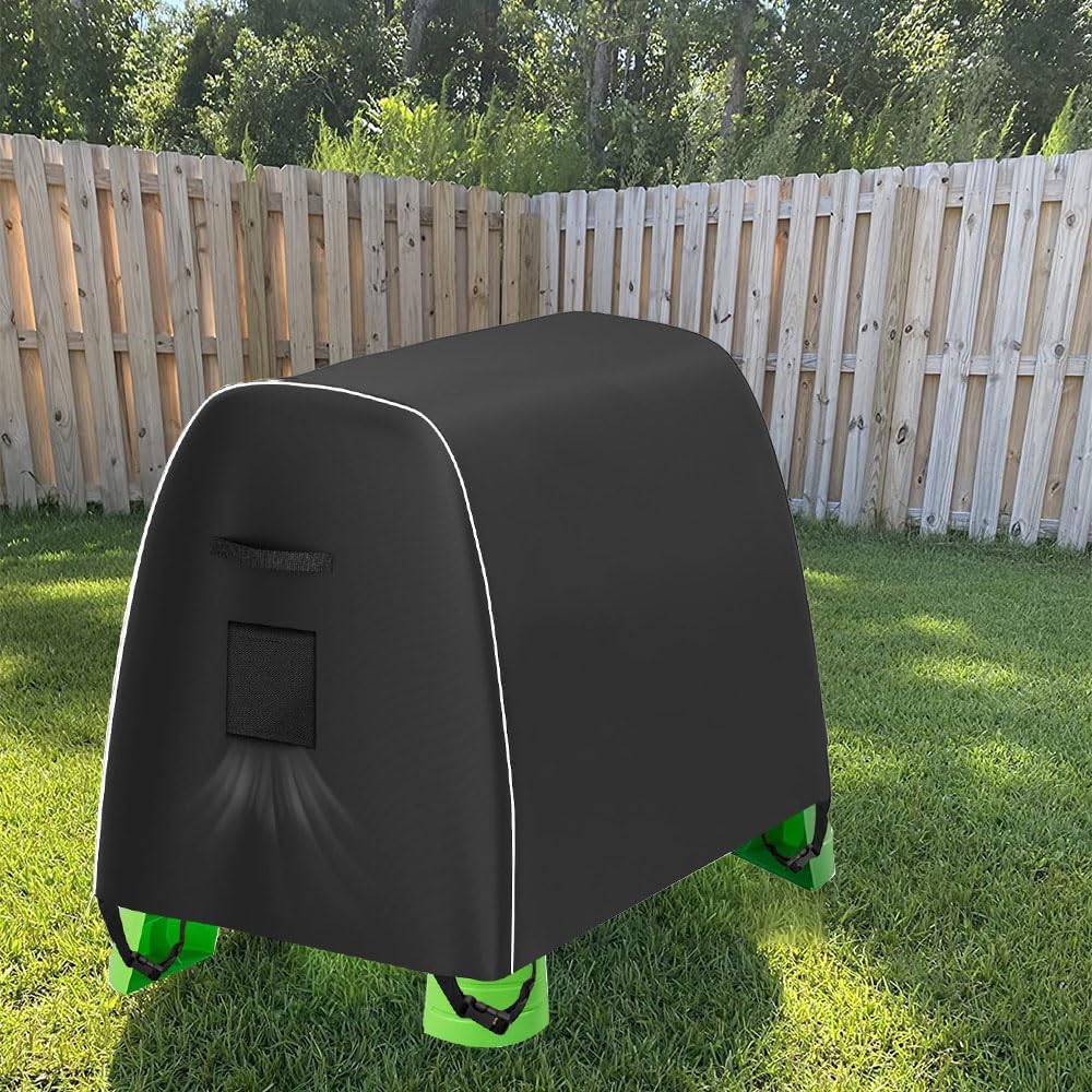 SIRUITON wind-resistant cover staying in place on breezy days.