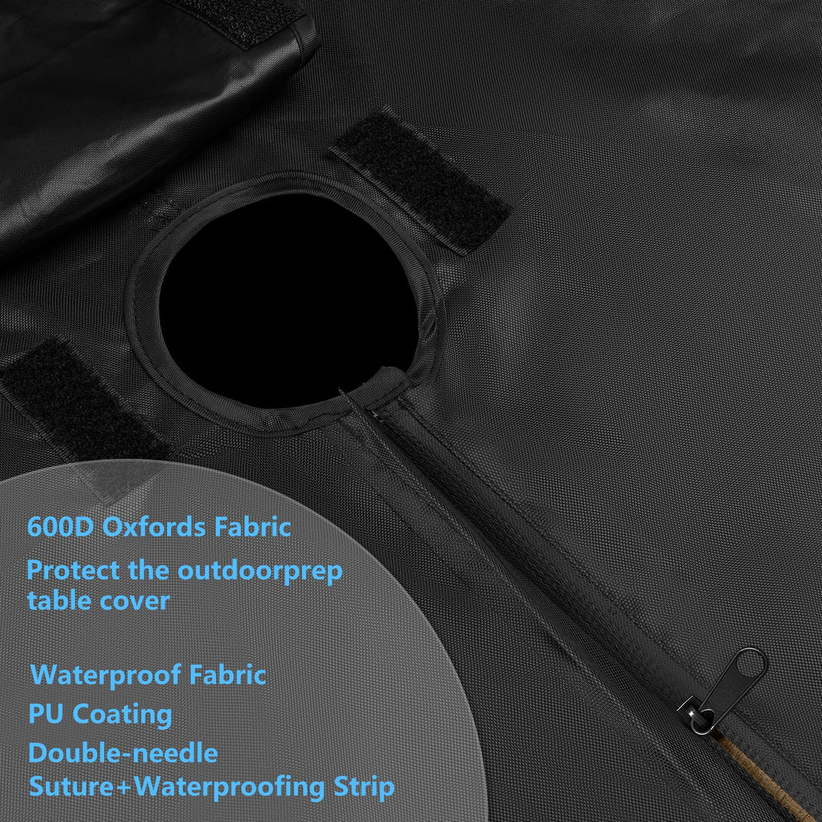SIRUITON water-repellent and UV-coated cover for sunny days