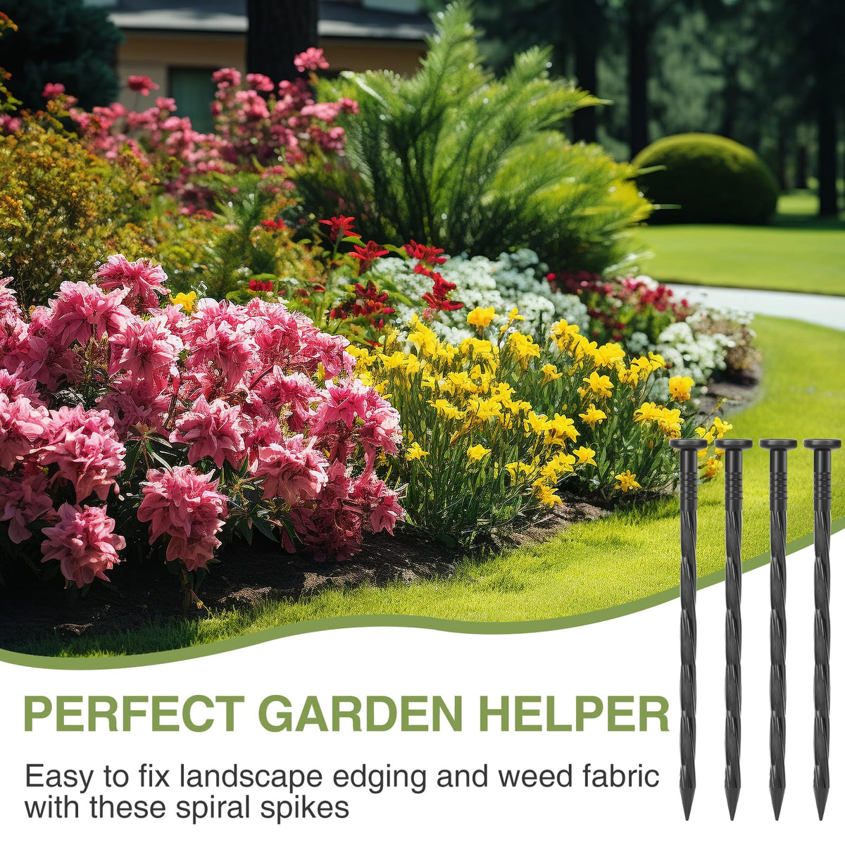 Sissinda anchor for artificial turf and lawns with secure hold