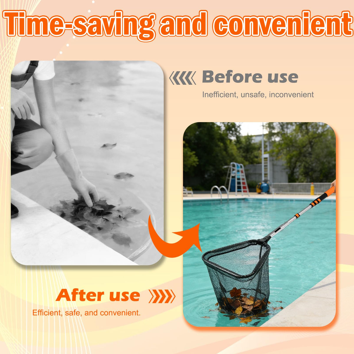 SISUPASSIE versatile pool cleaning tool for pools, spas, fountains.