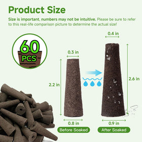 SIULMKOT rapid rooting sponges promote faster seedling establishment in indoor hydroponics.