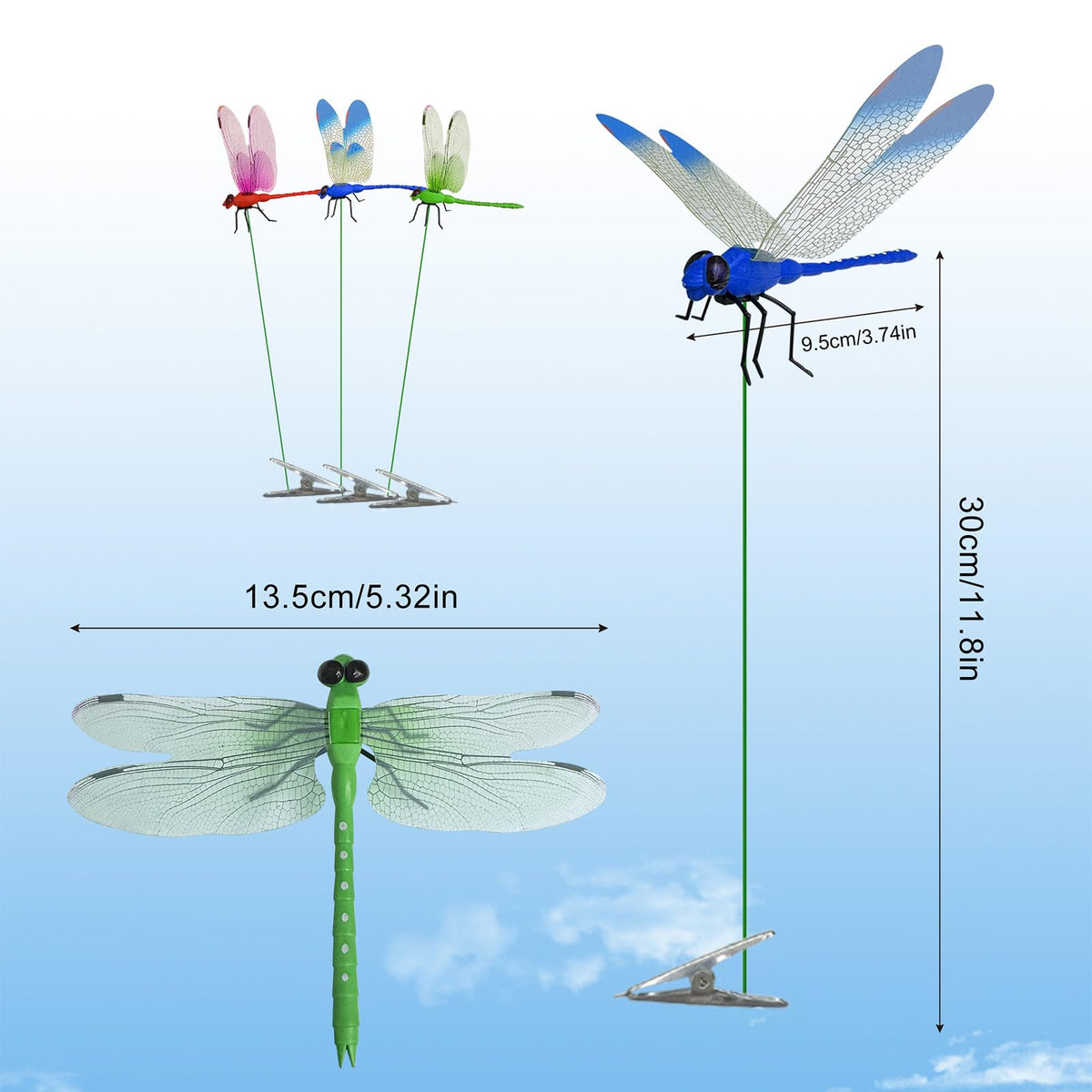 Siunoh dragonfly clip on pet collar for outdoor protection