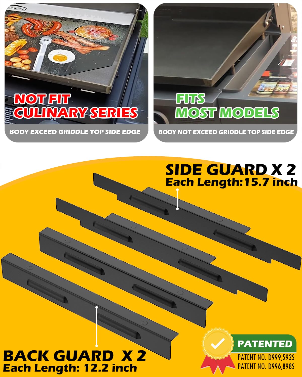 Sivsis works with most Blackstone 28in griddles for flexible use.