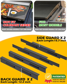 Sivsis works with most Blackstone 28in griddles for flexible use.
