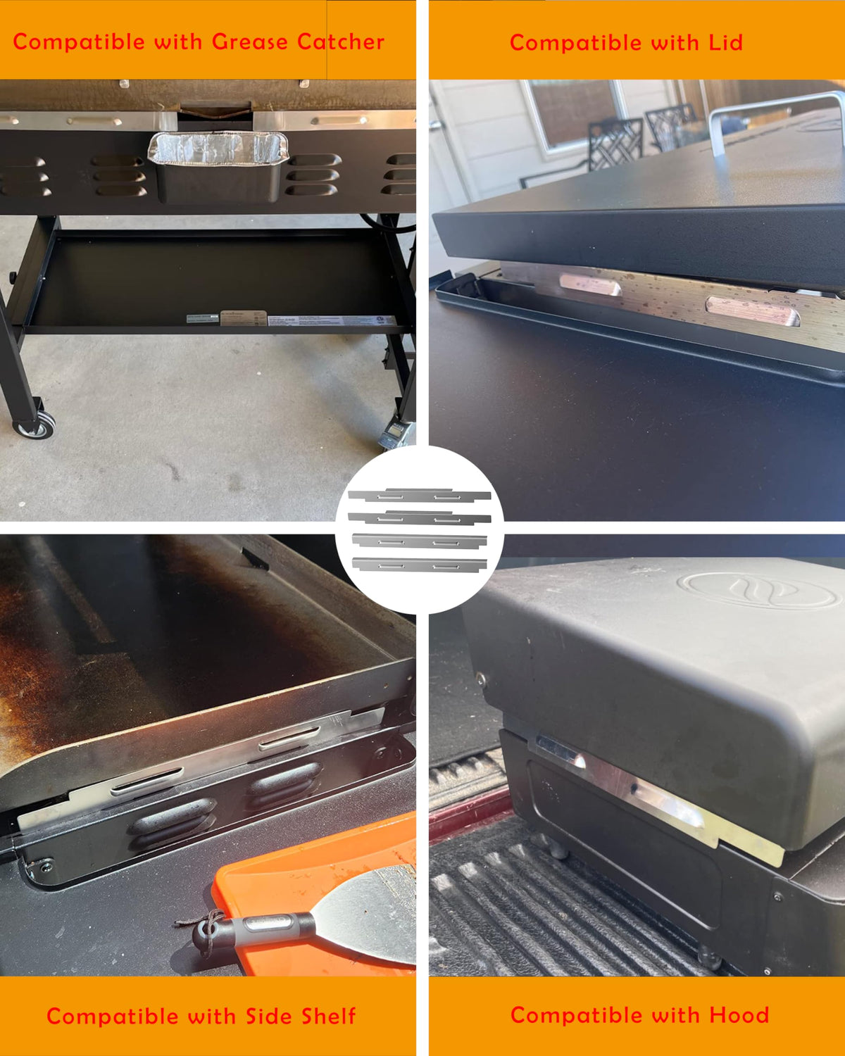 Sivsis wind guard compatible with most Blackstone 36 inch griddles.