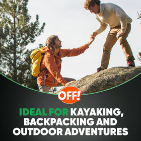 Six-ounce can of OFF! Deep Woods Sportsmen Insect Repellent III for portable protection.