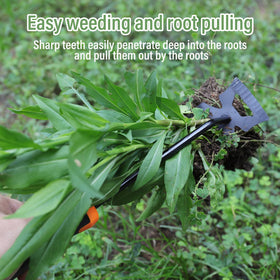 SIXCAR four-tooth design in action for efficient weed removal