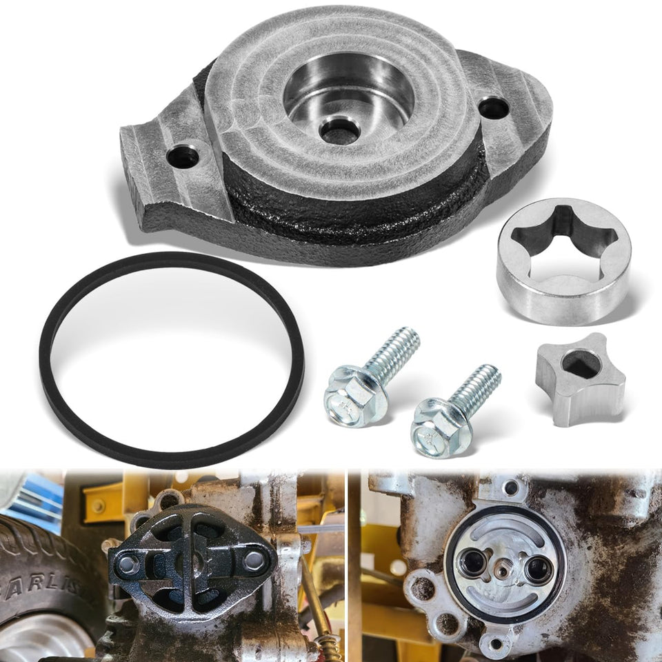 Sixcow 72274 charge pump cover shown for Hydro Gear units, ensuring proper fit and leak prevention.