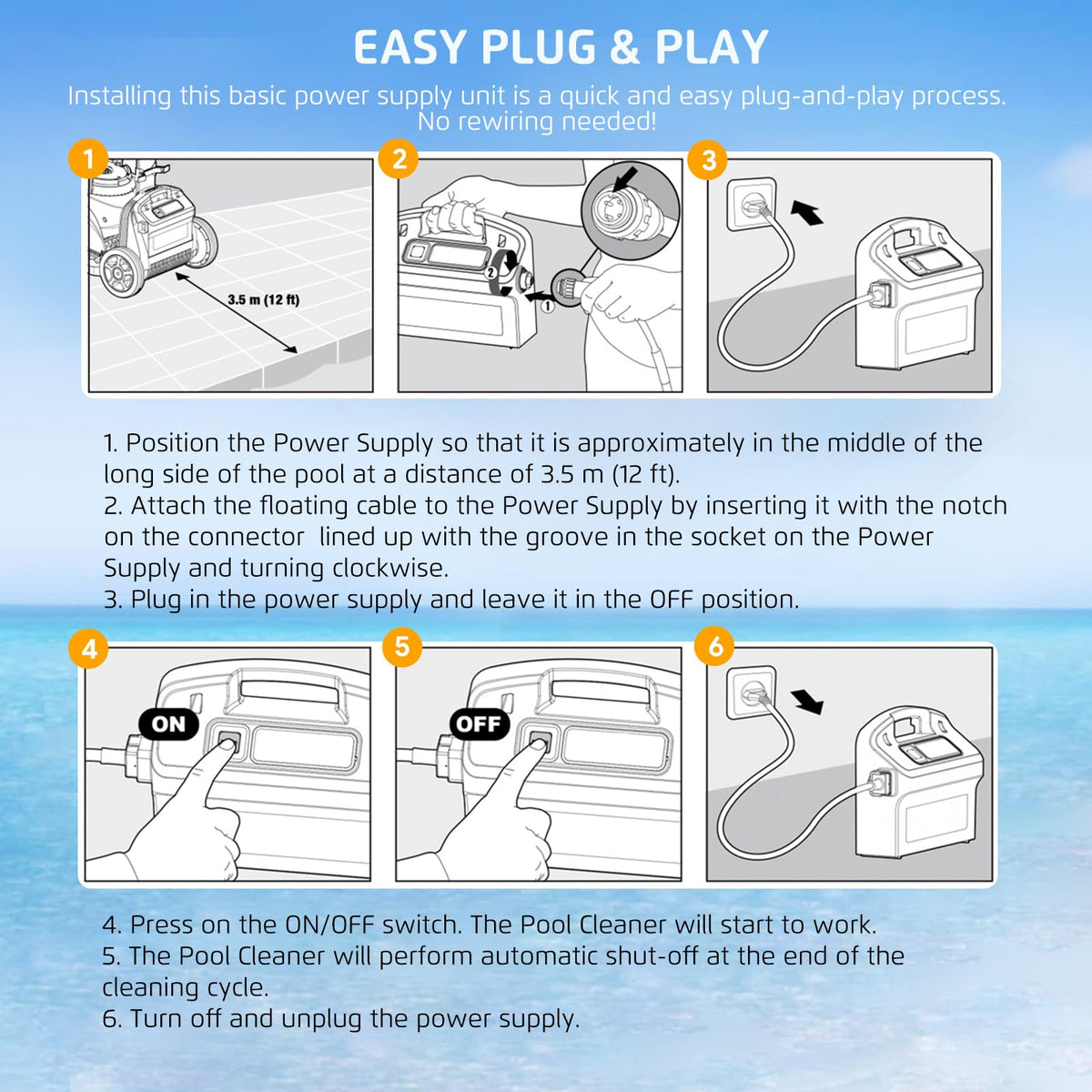 sixcow 9995678 power supply plug-in in enclosure for quick replacement