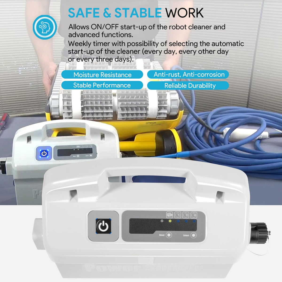 sixcow 9995678 power supply weekly timer usage for flexible start schedules