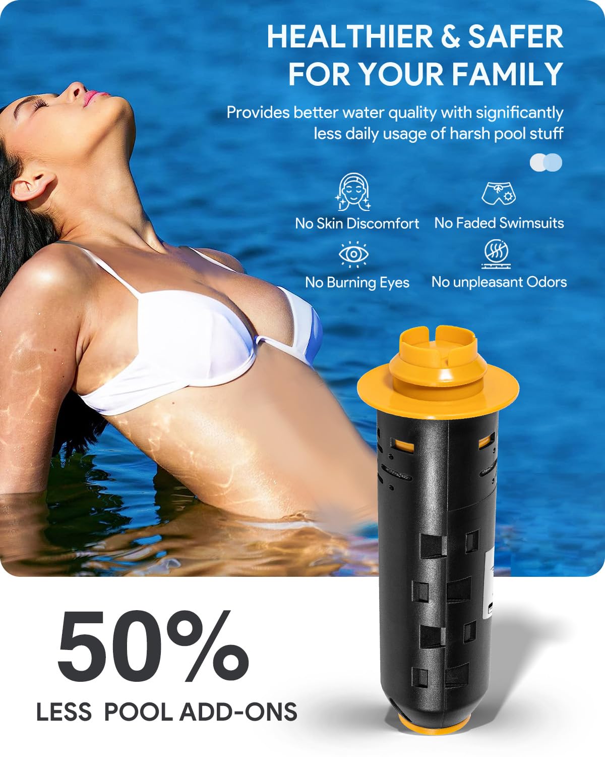 Sixcow crystal-clear water with minimal accessories and fuss