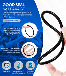 Sixcow easy installation guide facilitates quick, secure O-ring replacement.