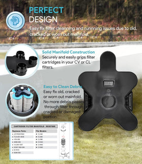 Sixcow R0357600 one-piece design simplifies DIY installation.
