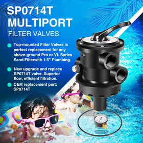 SixCow SP0714T Vari-Flo XL valve lever handle close-up for smooth 7-position control