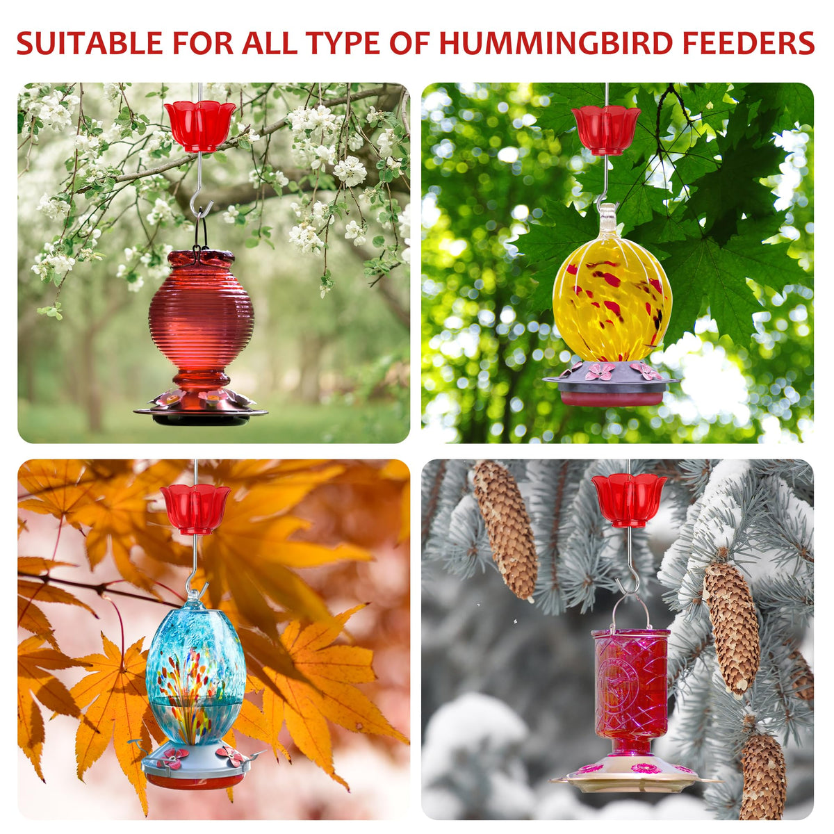 SIXTOYZF translucent walls enable quick nectar level checks.