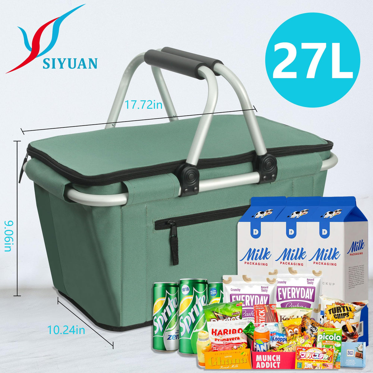 SIYUAN insulated interior keeps beverages cool for hours.