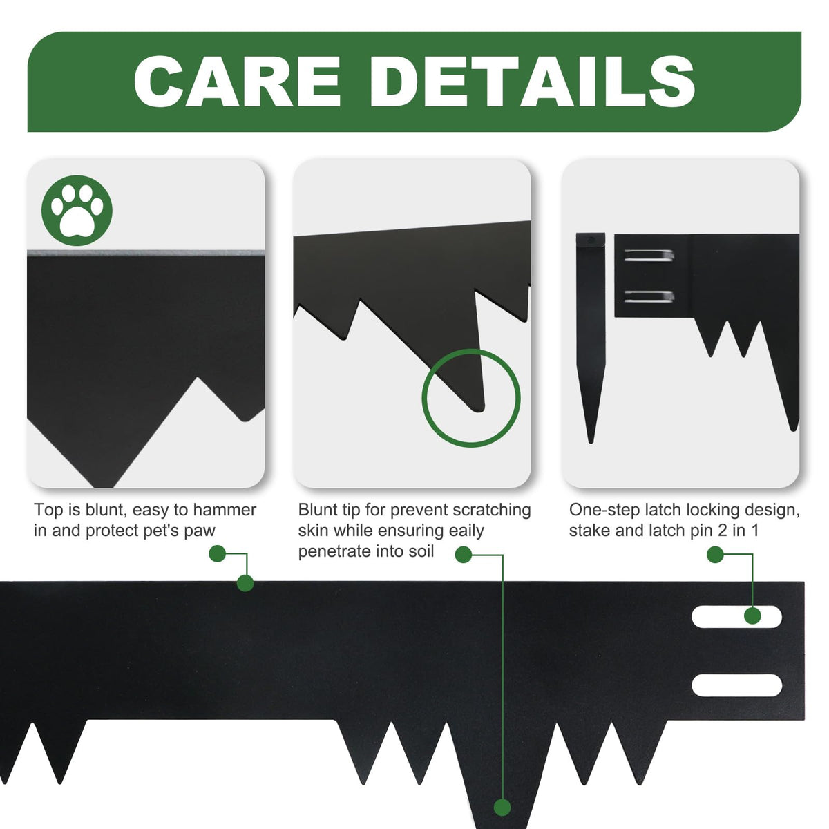 SJPULMO bendable edge installation shapes to various bed outlines