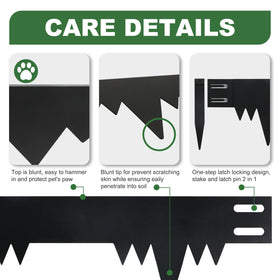 SJPULMO bendable edge installation shapes to various bed outlines