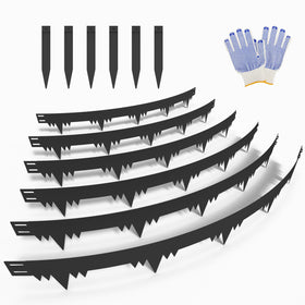 SJPULMO metal landscape edging 6-pack in box for quick border setup