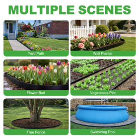 SJPULMO neat edges for garden beds, lawns, and tree rings.