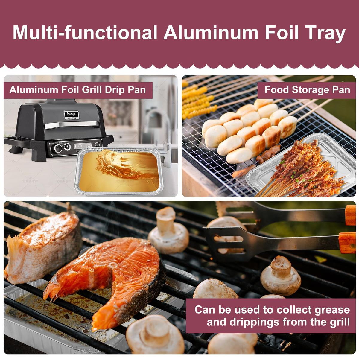 SJZZKCJ Weber Q-Series compatible liner improves grilling convenience