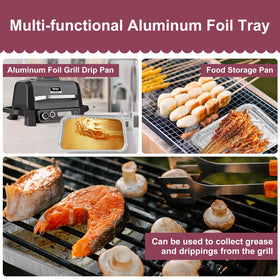 SJZZKCJ Weber Q-Series compatible liner improves grilling convenience