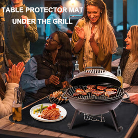 Skablix fireproof mat resists high heat for safe cooking.