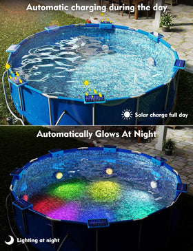 Skairipa IP68 waterproof light operates safely underwater.