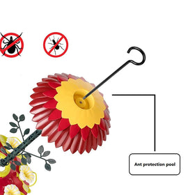 Skaithee weather guard umbrella protects nectar from sun and rain.