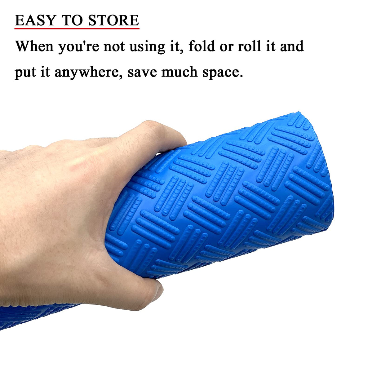 SKARUMMER protective mat sits under pool ladder to shield liner