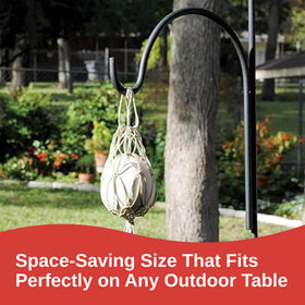 Skeeter Screen Patio Egg Diffuser with glazed bottom prevents leaks.