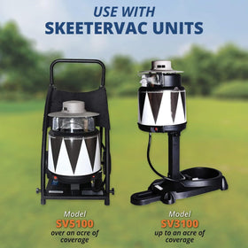 TacTrap replacement sheets attach easily to SkeeterVac for simple setup.