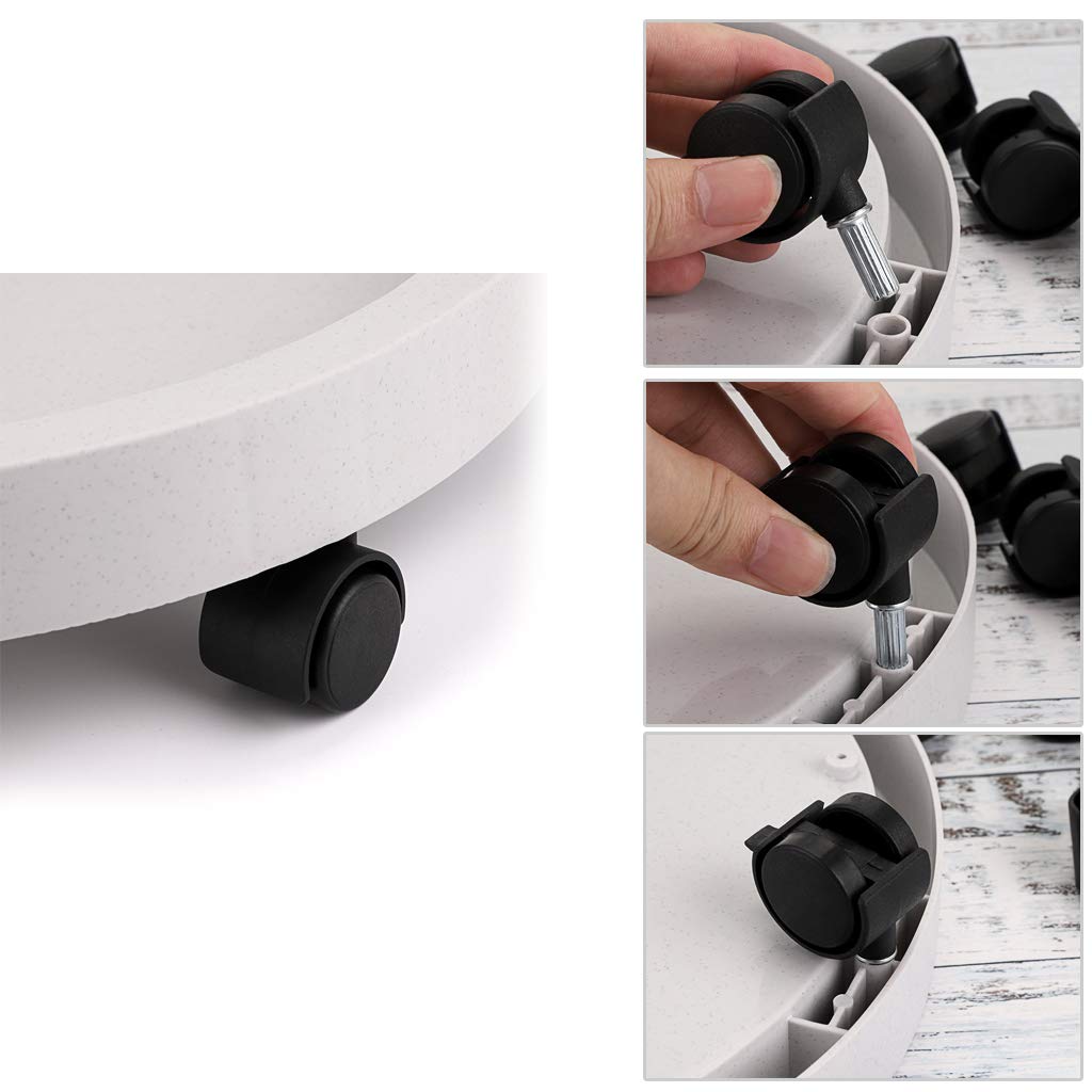 Skelang plant caddy wheels protect floors with smooth, scratch-free movement.