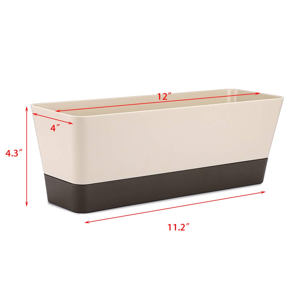 Skelang removable saucer tray captures excess water for a tidy setup