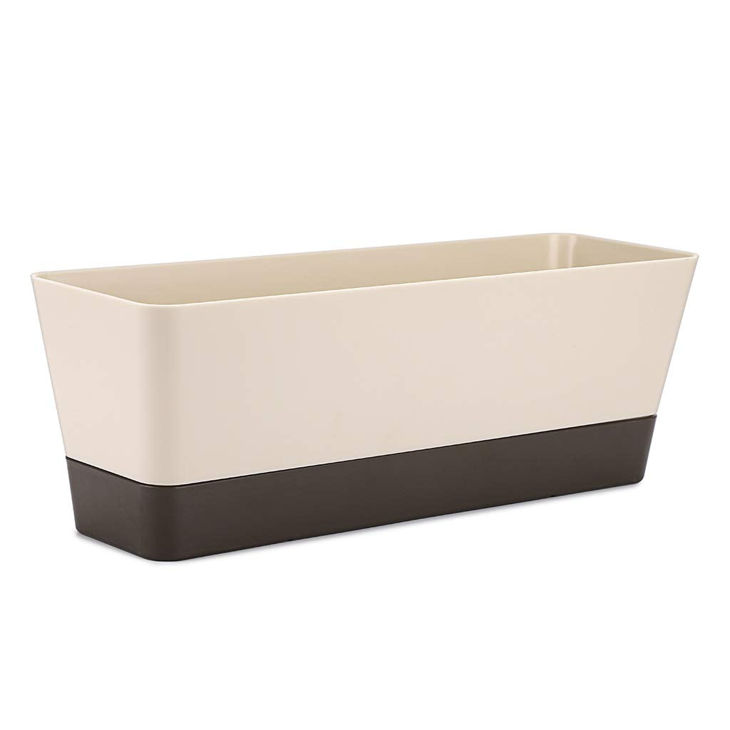 Skelang window planter on sill for indoor-outdoor use