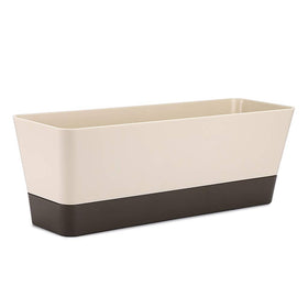 Skelang window planter on sill for indoor-outdoor use