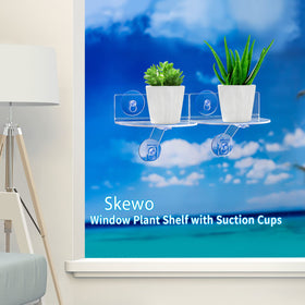 SKEWO easy installation on glass or smooth tiles for instant greenery