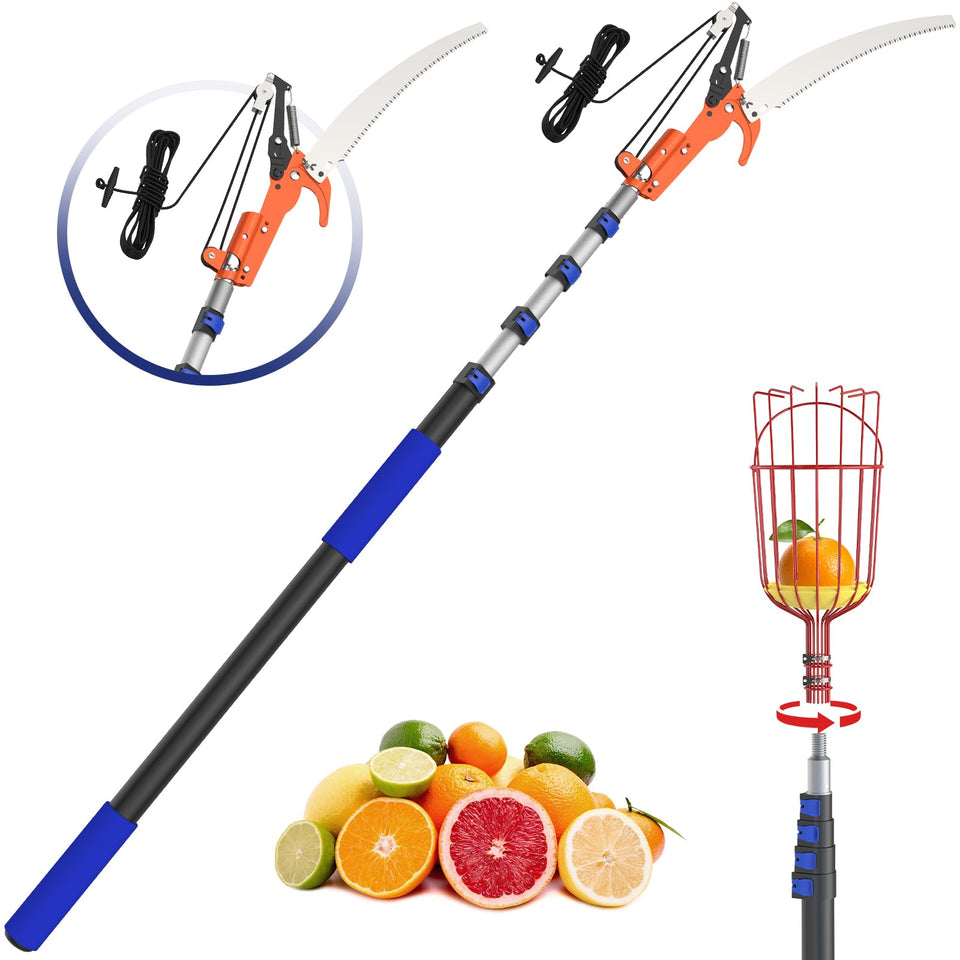 SKGPOLE 26ft reach pole saw trims high branches with precision