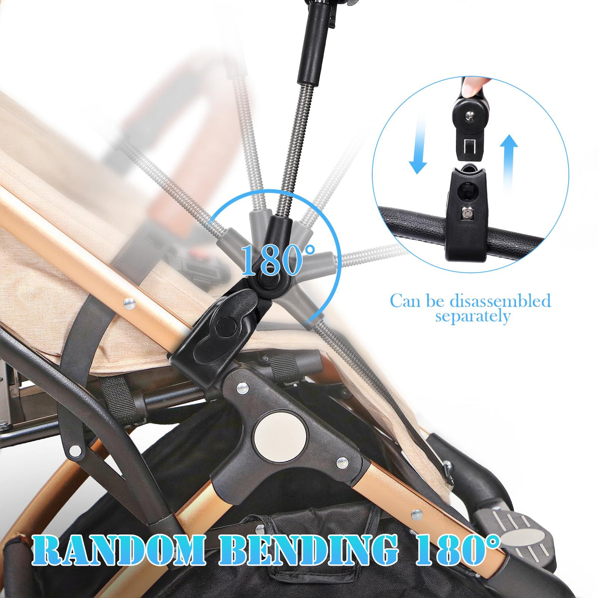 Skibiles 360-degree adjustment follows the sun without moving the chair.