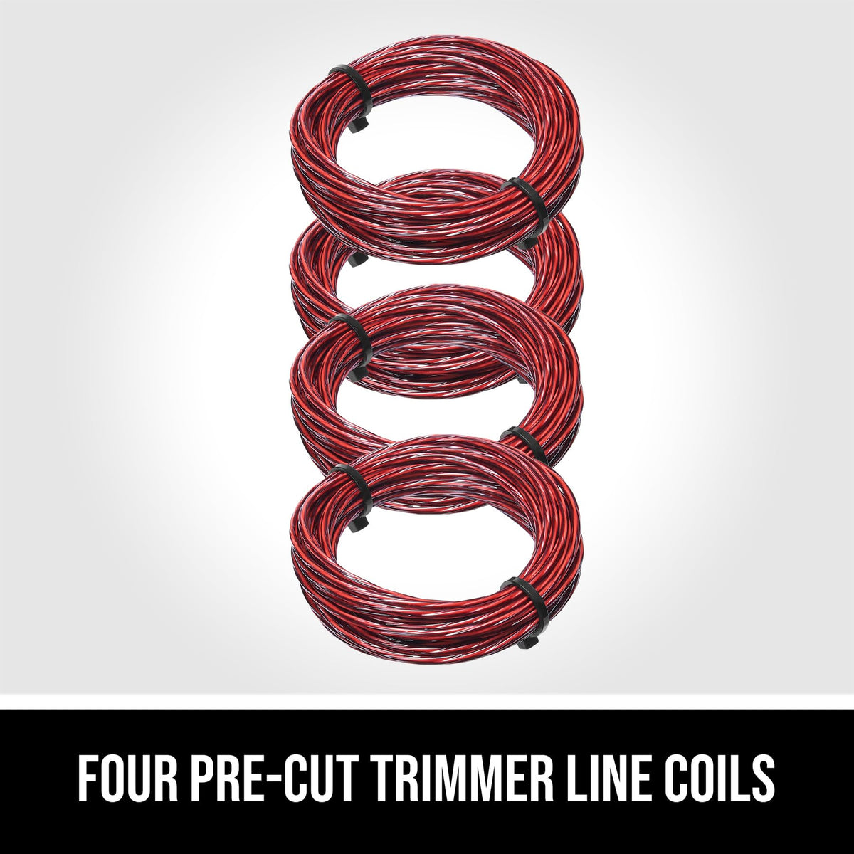 Skil 0.08 in twisted line close-up showing cut profile for precise trimming