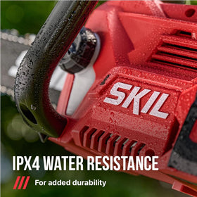 Skil CS4555-10 lightweight design eases overhead pruning.