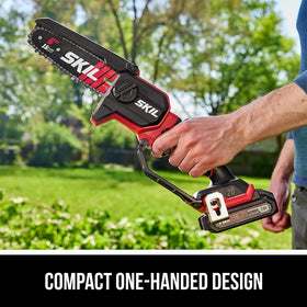 SKIL PWR CORE 20 2.0Ah battery and charger ready for cordless outdoor tasks
