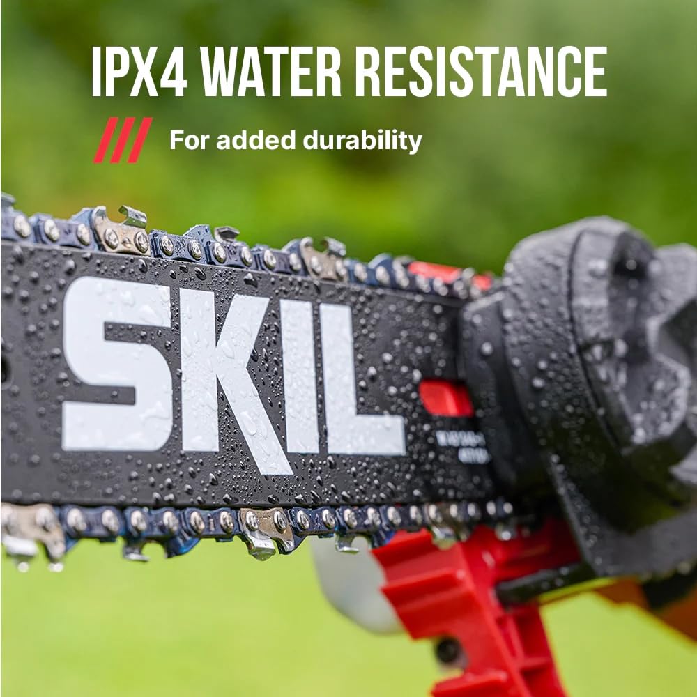 SKIL PWR CORE 40 lightweight design eases extended pruning tasks.